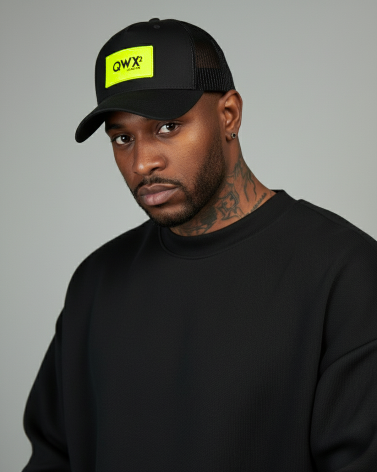 Gorra ELEVATE – Etiqueta amarillo neón