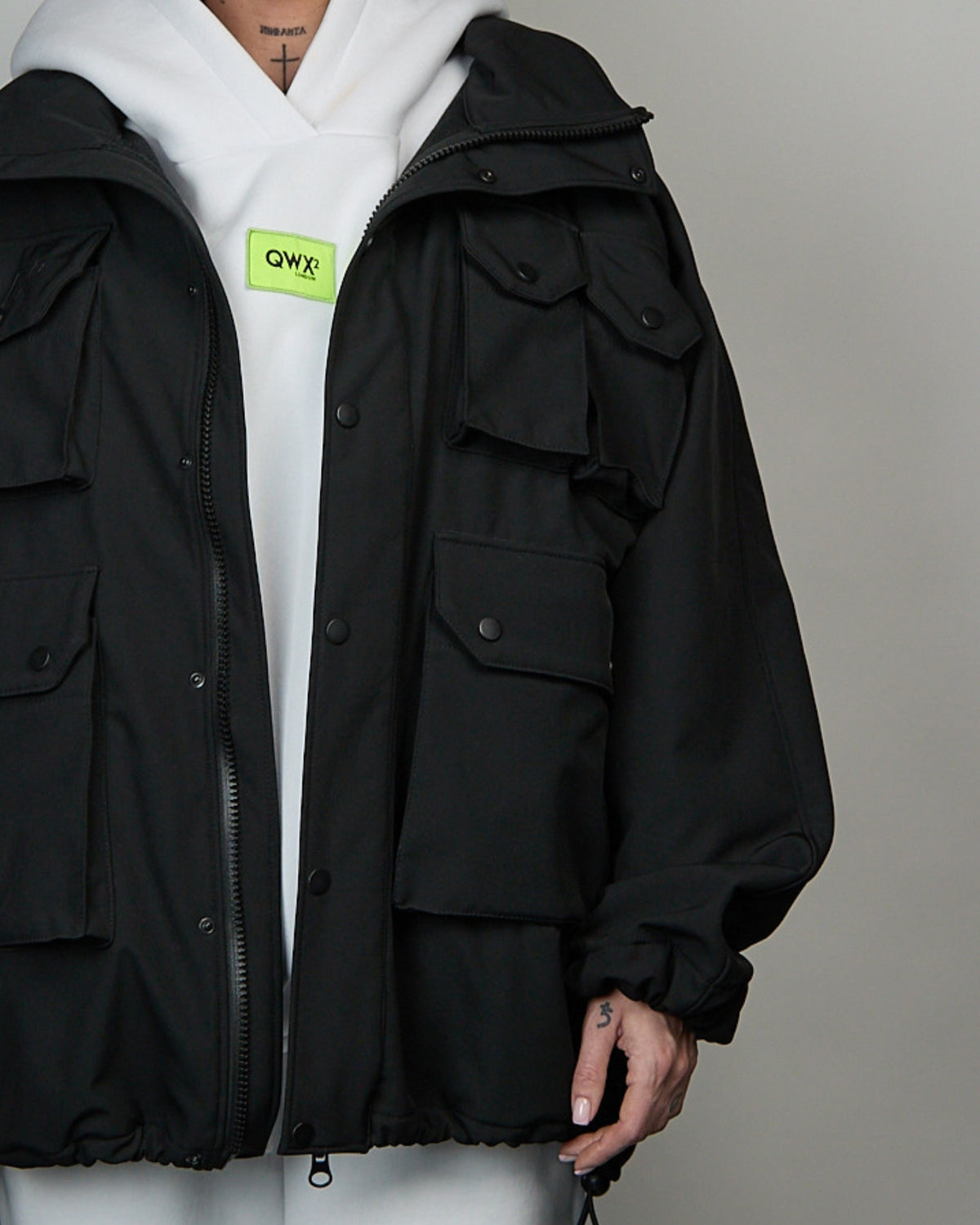 Chaqueta Softshell Dominion Negra