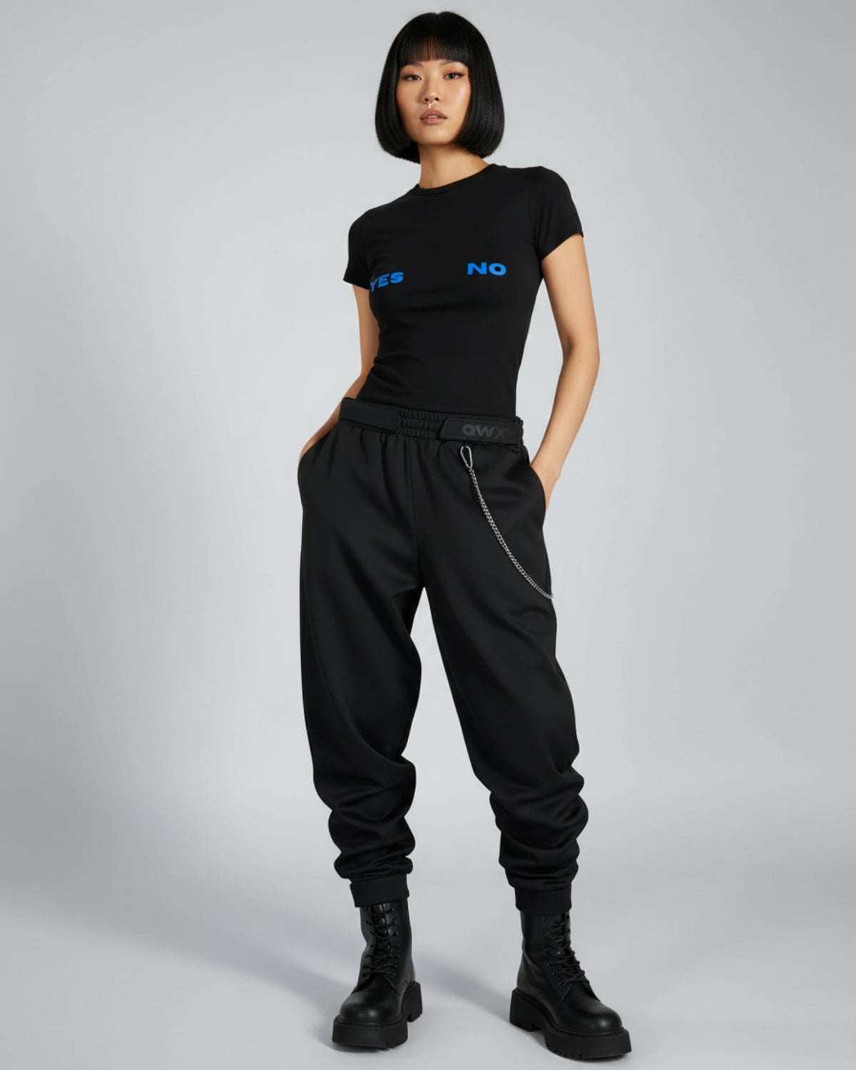 Camiseta Sí/No – Negro
