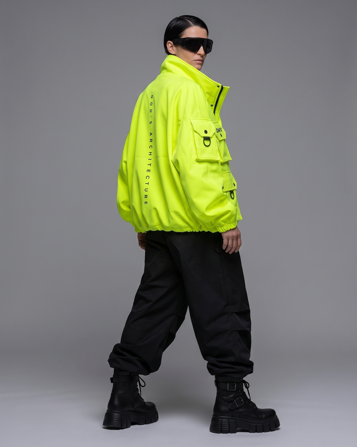 Women's Dominion Neon softshell jacket
