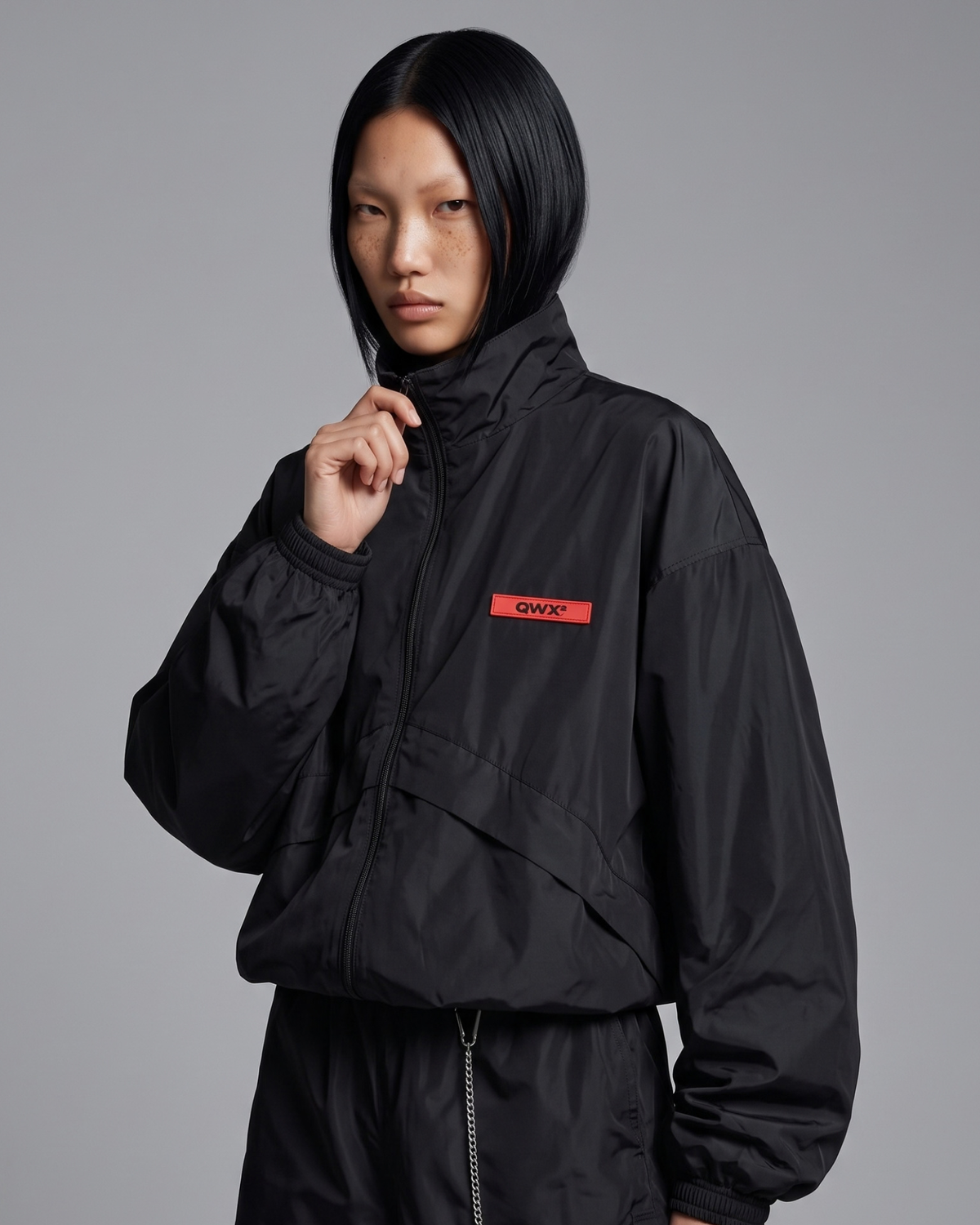 Women's Signal Black lightweight shell jacket
