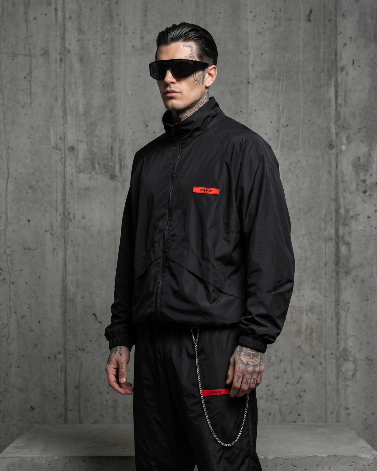 Men's Signal Black lightweight shell jacket