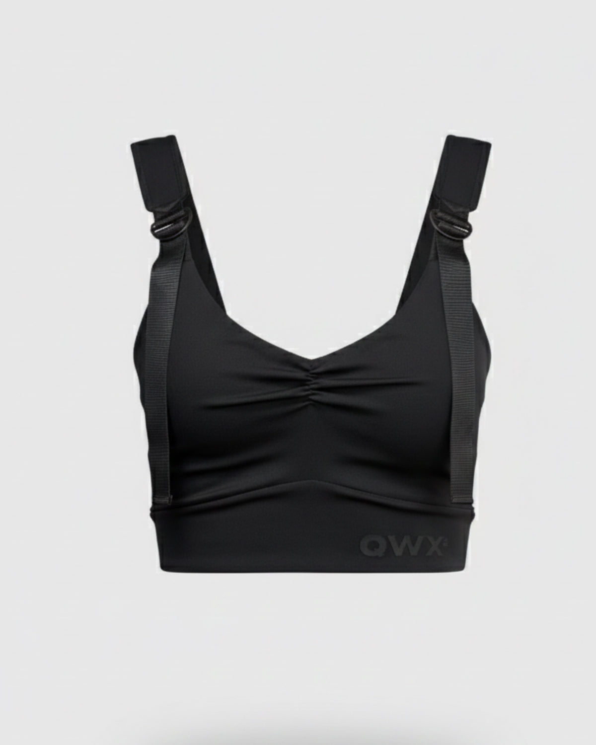 TOP CORTO CON TIRANTES – NEGRO
