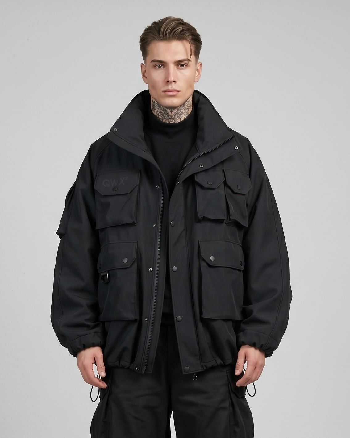 Chaqueta Softshell Dominion Negra