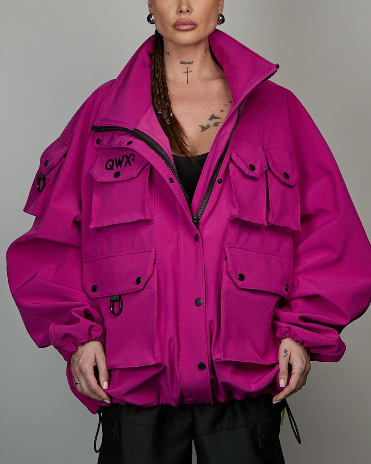 Chaqueta Softshell Dominion Fucsia