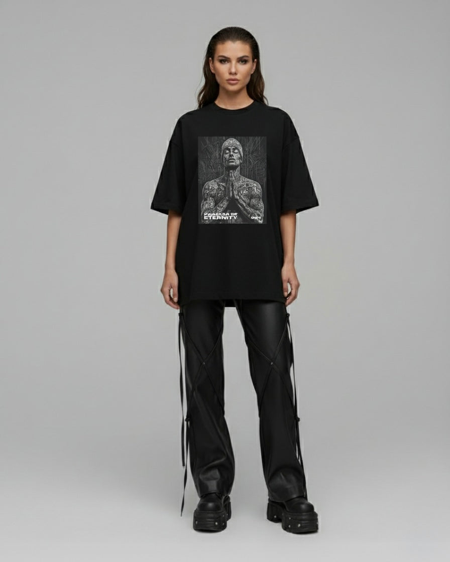 Camiseta Oración Redimida – Negra