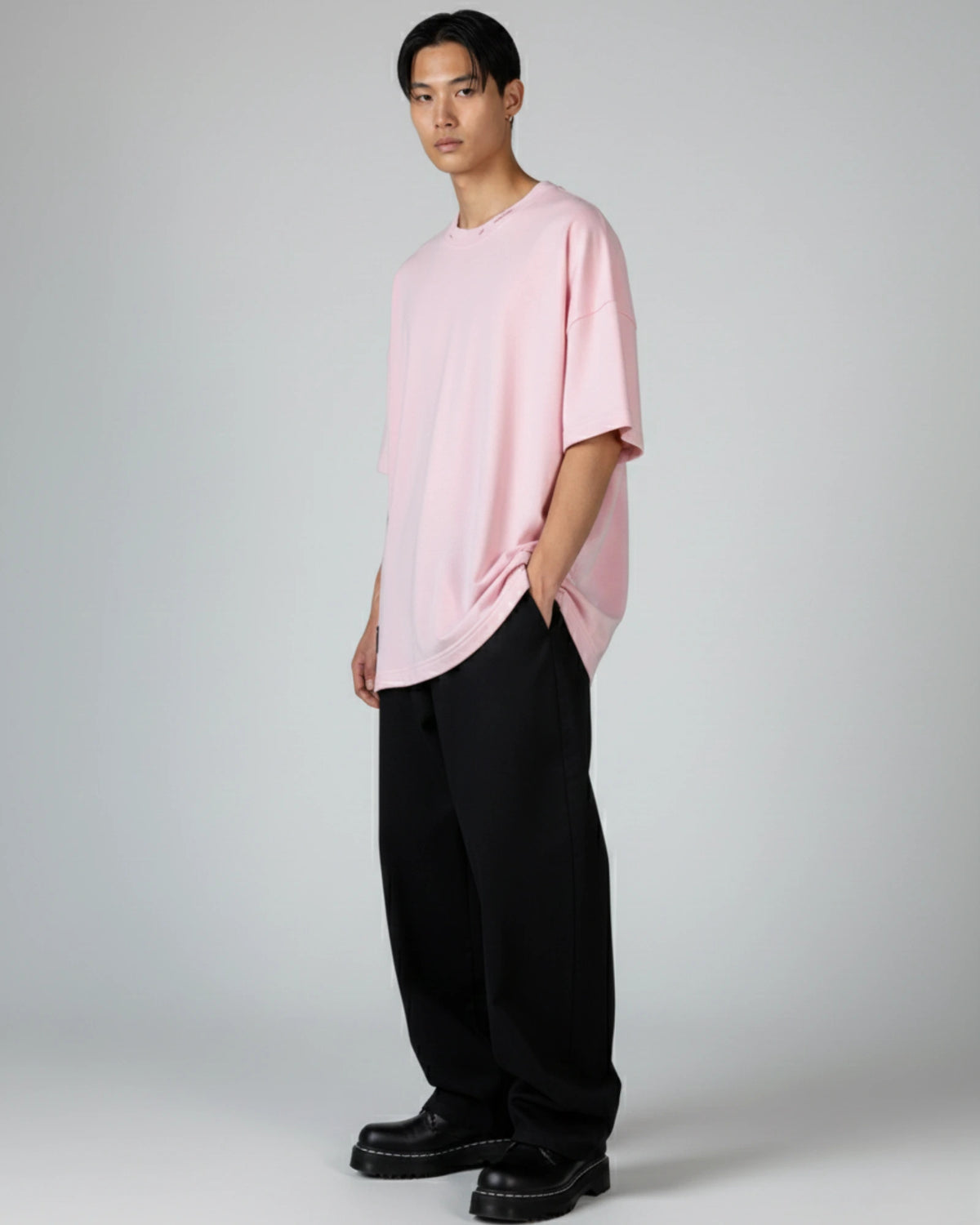Camiseta urbana rosa