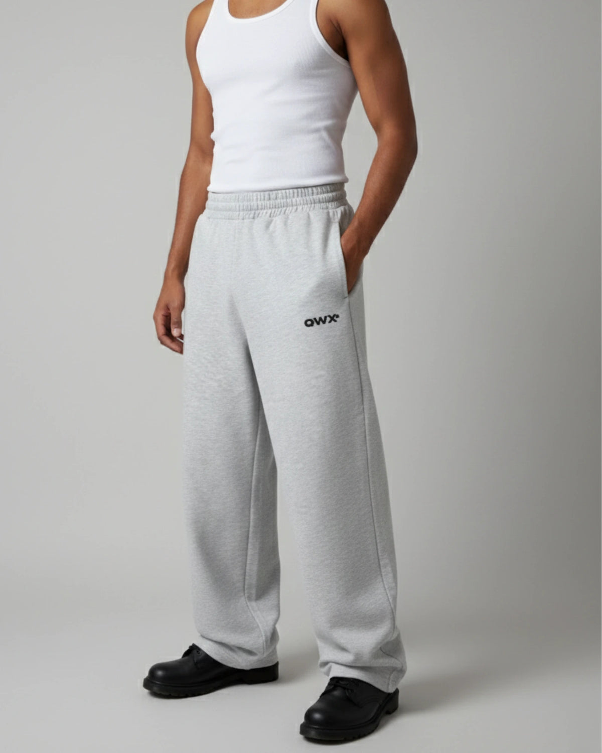 Pantalones deportivos de pierna ancha Urban Melange Grey