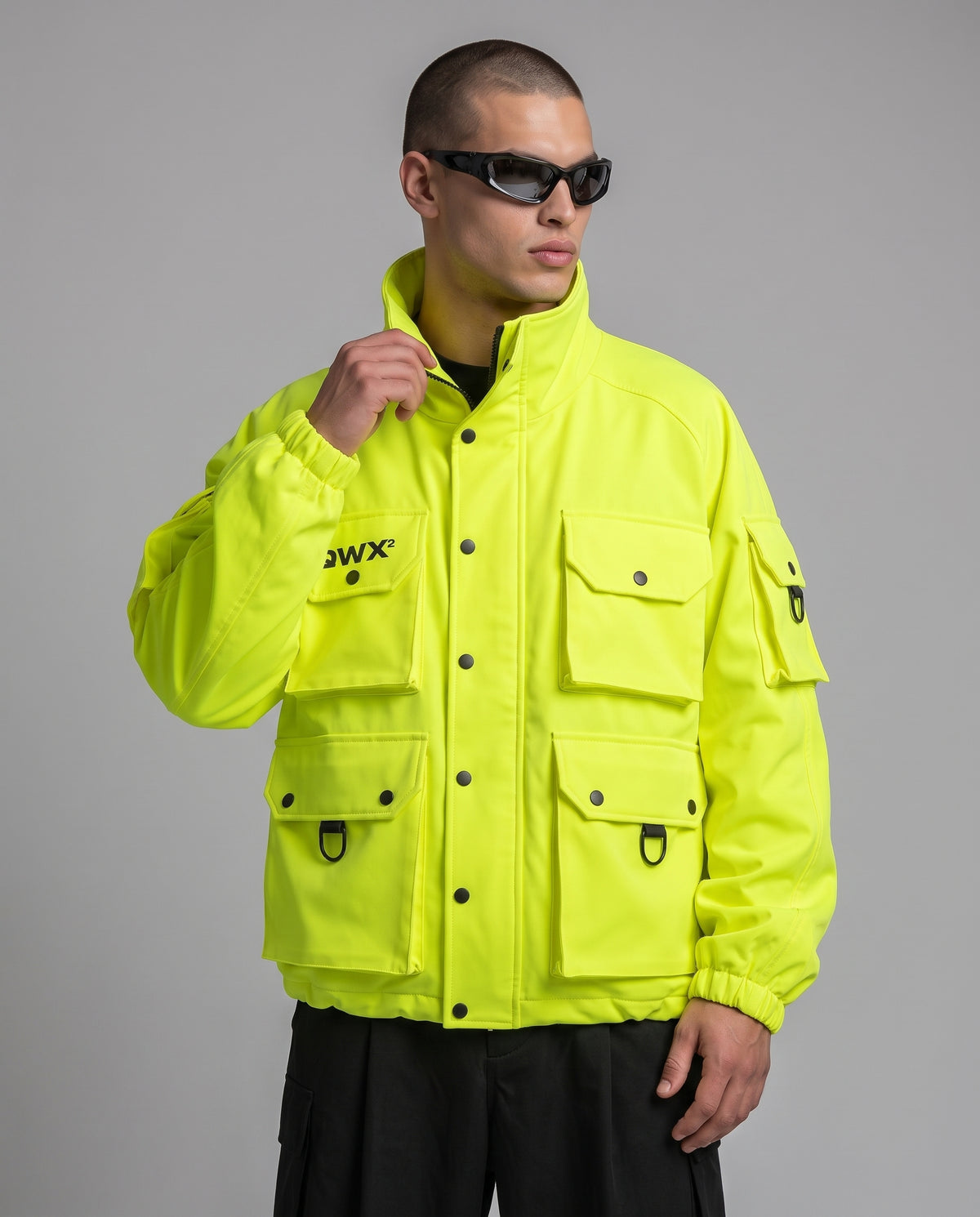 Men's Dominion Neon softshell jacket