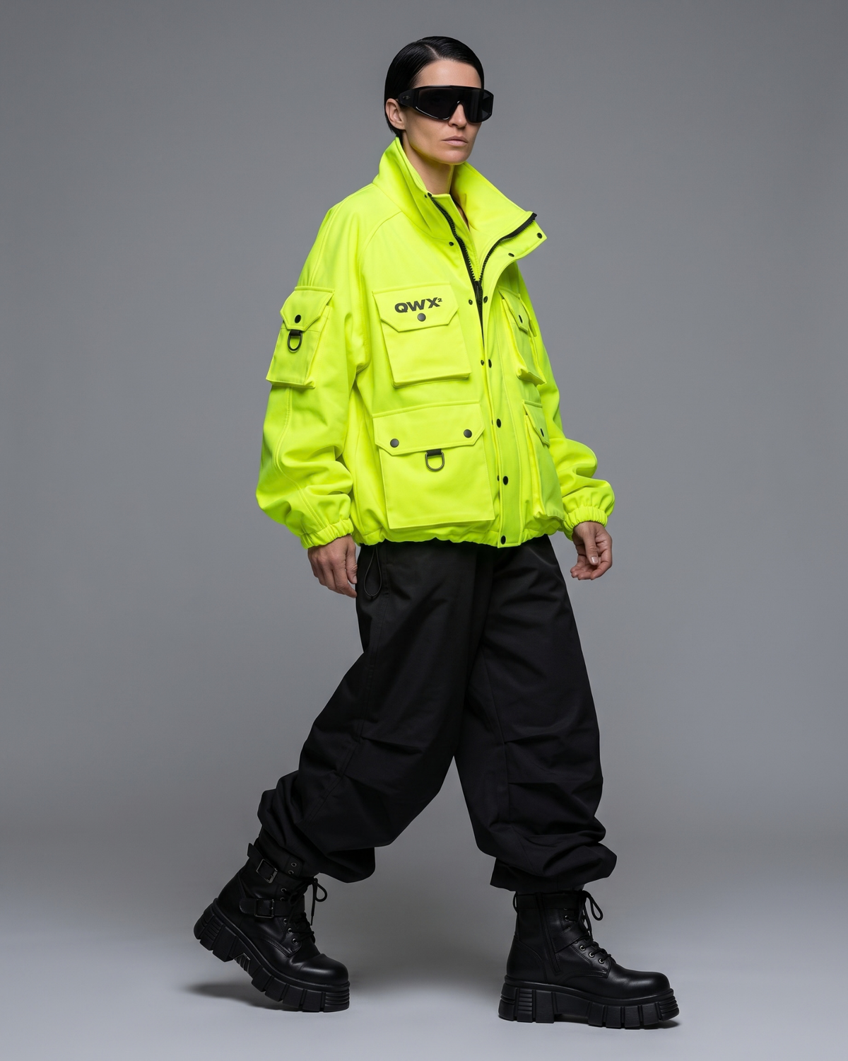 Women's Dominion Neon softshell jacket