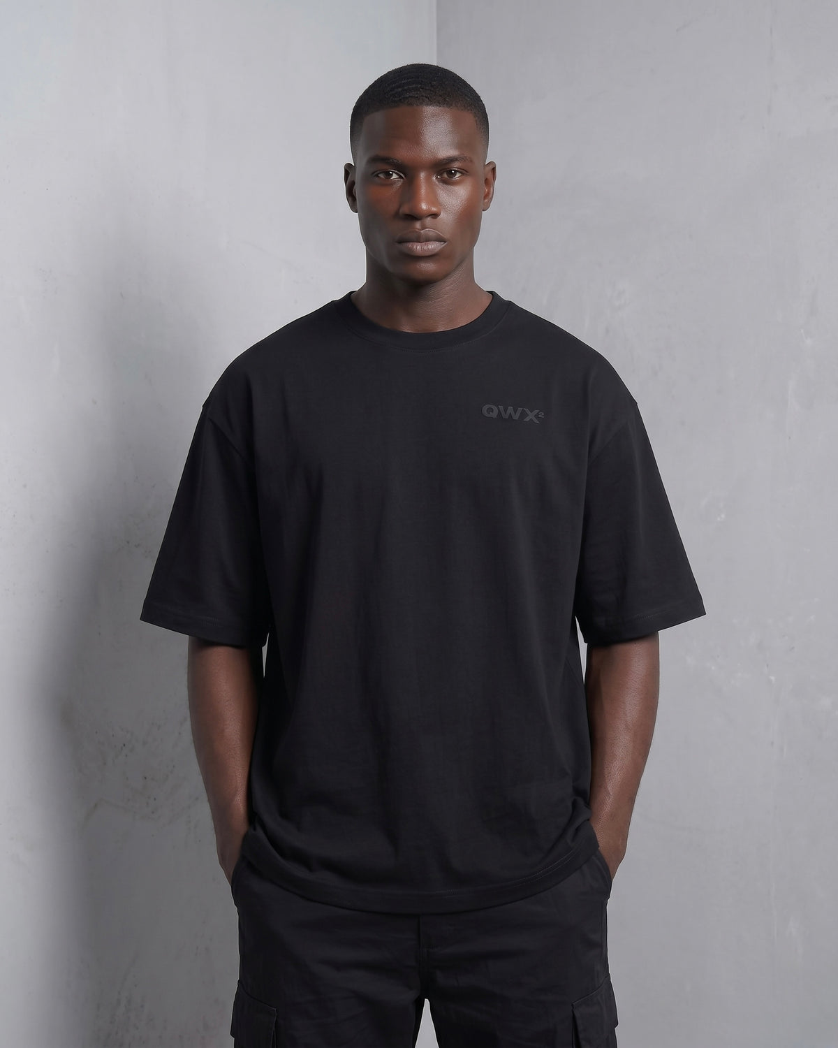 Men's Mentality black oversized T-shirt