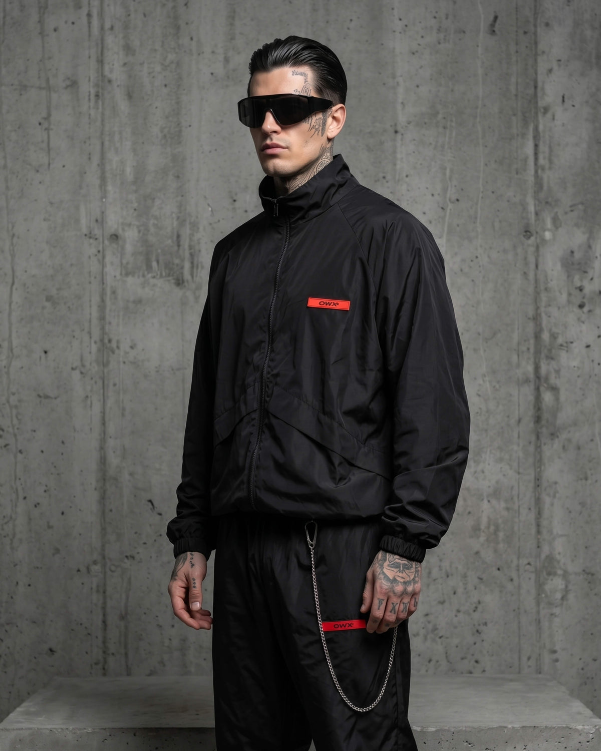 Men's Signal Black lightweight shell jacket