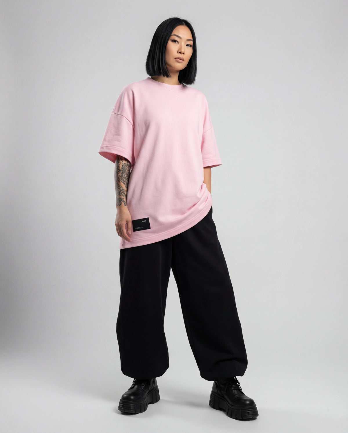 Camiseta urbana rosa